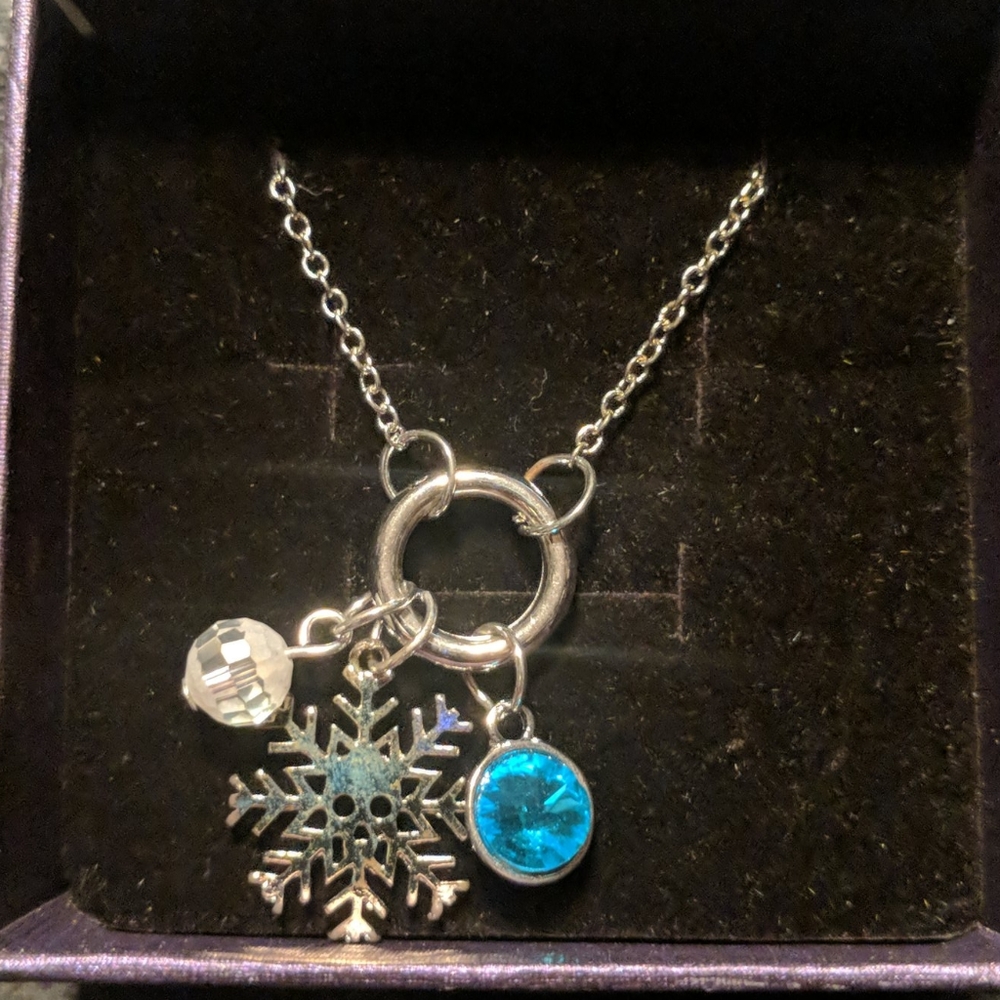 Stunning SBC Winter Wonderland Skullcicle Necklace
